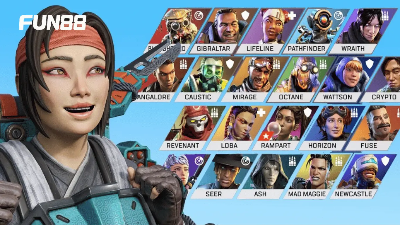 Hệ thống nhân vật đa dạng trong APEX LEGENDS