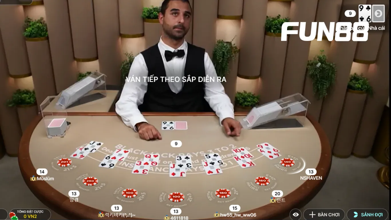 Blackjack Châu Âu từ Evolution mang đến trải nghiệm chuyên nghiệp