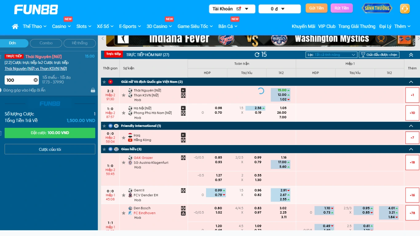 Hướng dẫn khách hàng mới đọc bảng kèo