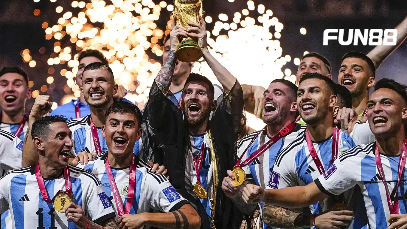 Argentina sở hữu 3 lần đăng quang tại World Cup