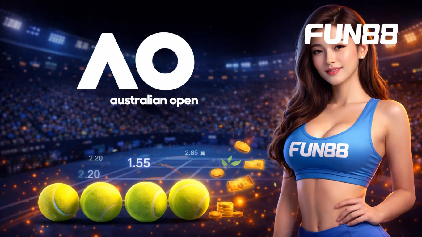 Các kèo hot Australian Open 2026 tại FUN88