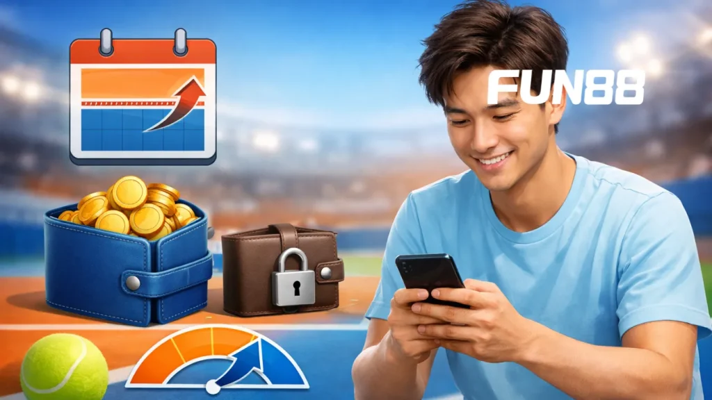 Đặt ngân sách cố định và sử dụng tiền nhàn rỗi giúp bạn giữ được niềm vui lâu dài khi cá cược tại FUN88
